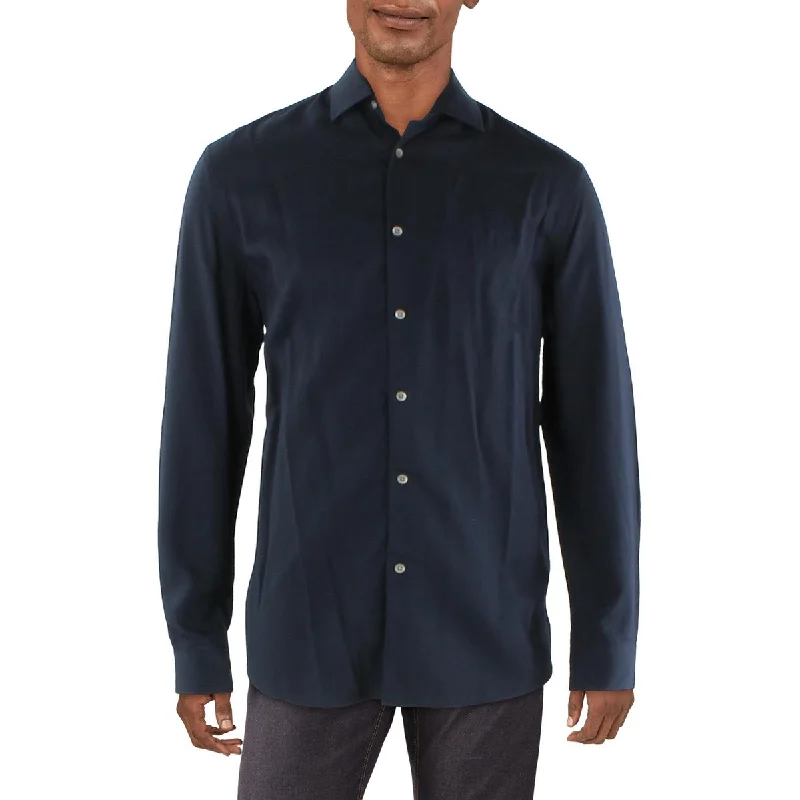 Guess Mens Slim Office Career Button-Down Shirt