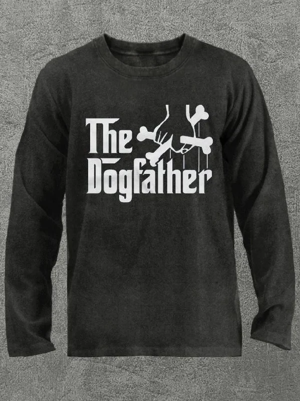 the dog father Washed Gym Long Sleeve Shirt