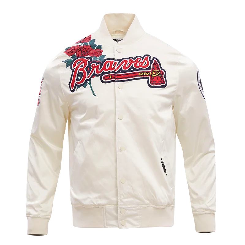 MLB ATLANTA BRAVES ROSES MEN'S TRACK JACKET (EGGSHELL / MULTI)