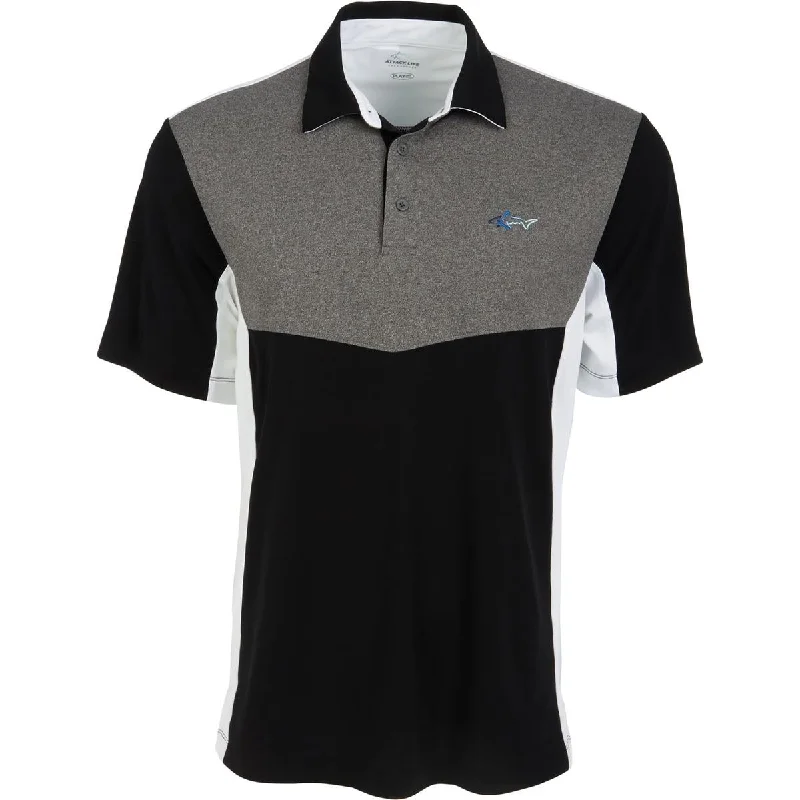 Attack Life by Greg Norman Mens Colorblock Logo Polo Shirt