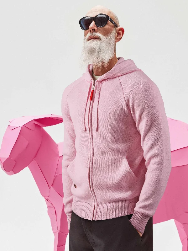 The Zip Hoodie 2.0 - Candyfloss Pink