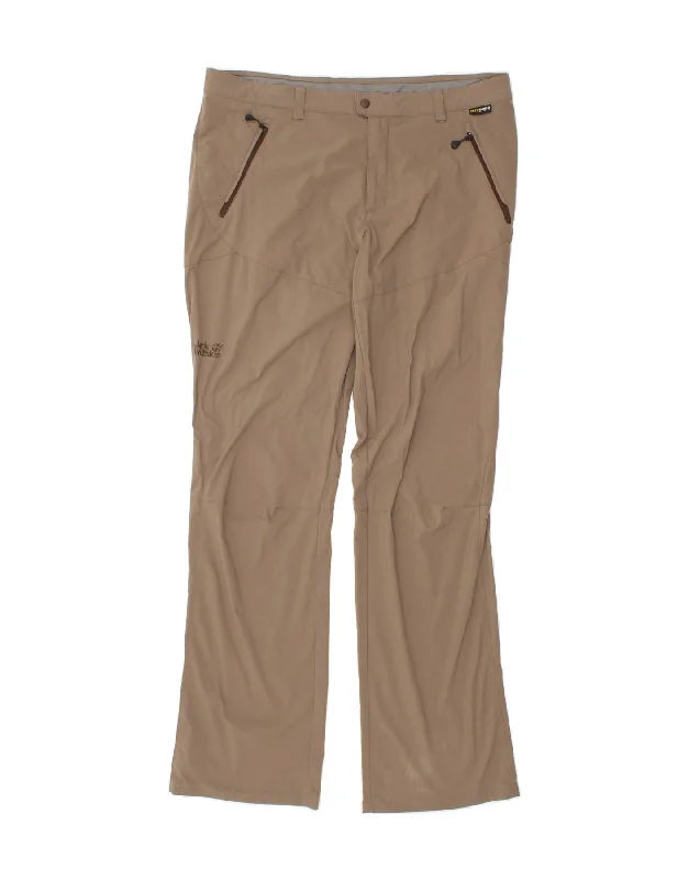 JACK WOLFSKIN Mens Regular Fit Casual Trousers UK 46 XL W38 L35 Beige