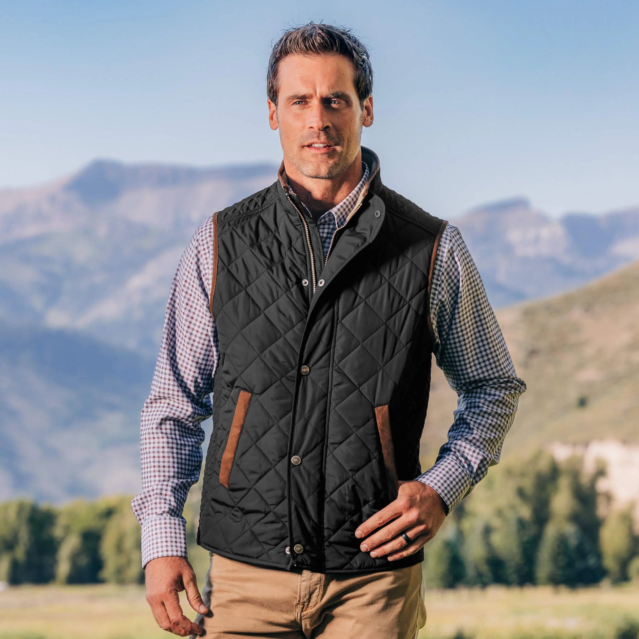 Greenville Diamond Quilted Nylon Vest