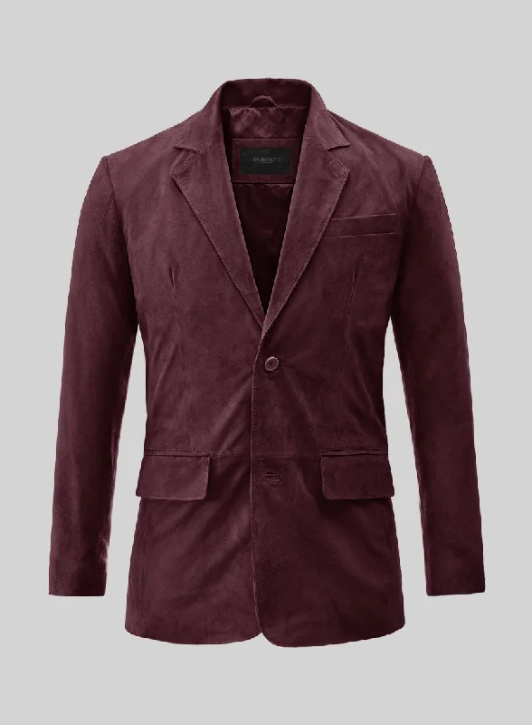 Grapevine Suede Leather Blazer