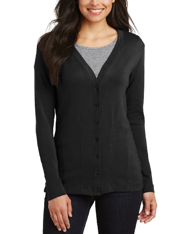 Women's Modern Stretch Cotton Button Down Cardigan