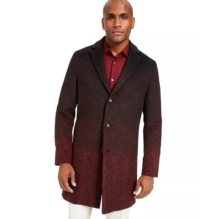 Alfani Men's Ombre Herringbone Jacket Black Size X-Large