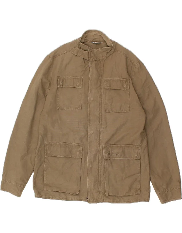 PRINGLE Mens Utility Jacket UK 40 Large Beige