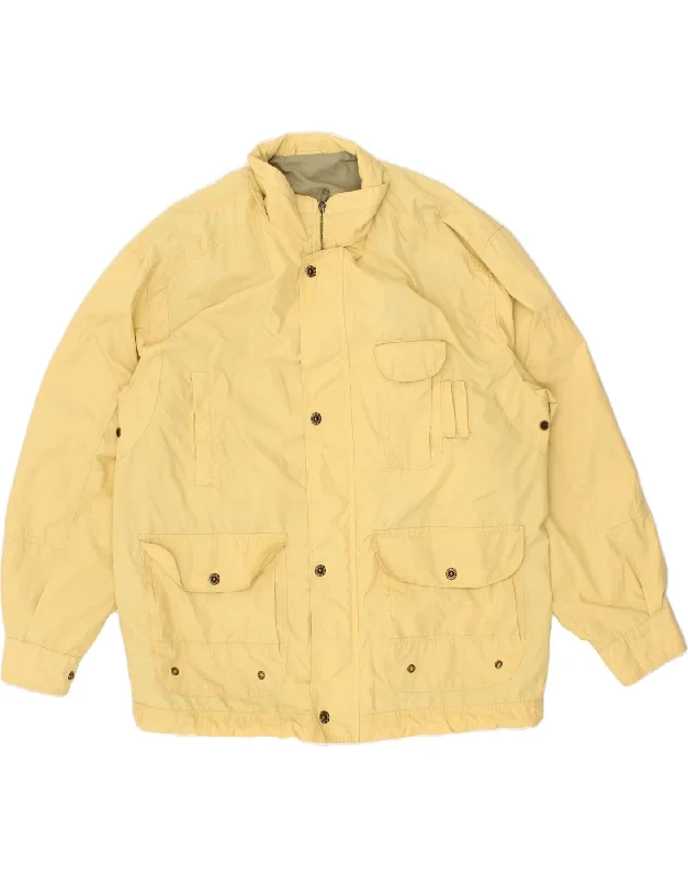 VINTAGE Mens Utility Jacket UK 42 XL Yellow