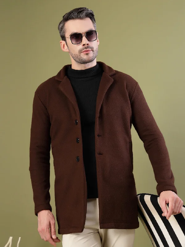 Polar Fleece Lapel Coat