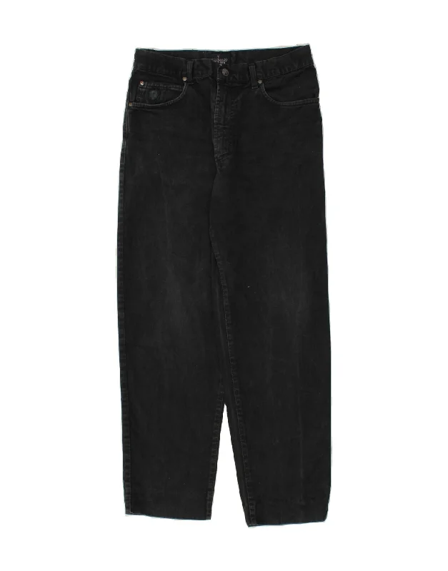 TRUSSARDI Mens Tapered Jeans W33 L28  Black