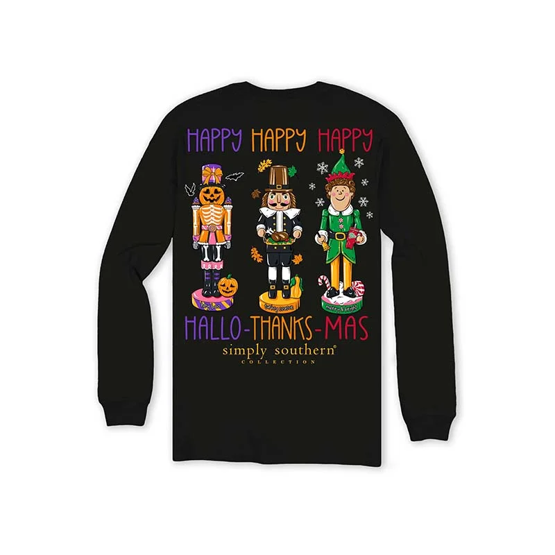 Youth Happy Hallo-Thank-Mas Long Sleeve T-Shirt