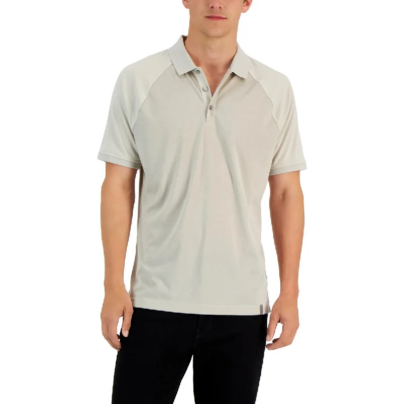 Alfani Mens Collared Stretch Polo