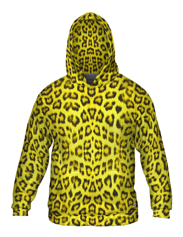 Neon Yellow Leopard Animal Skin