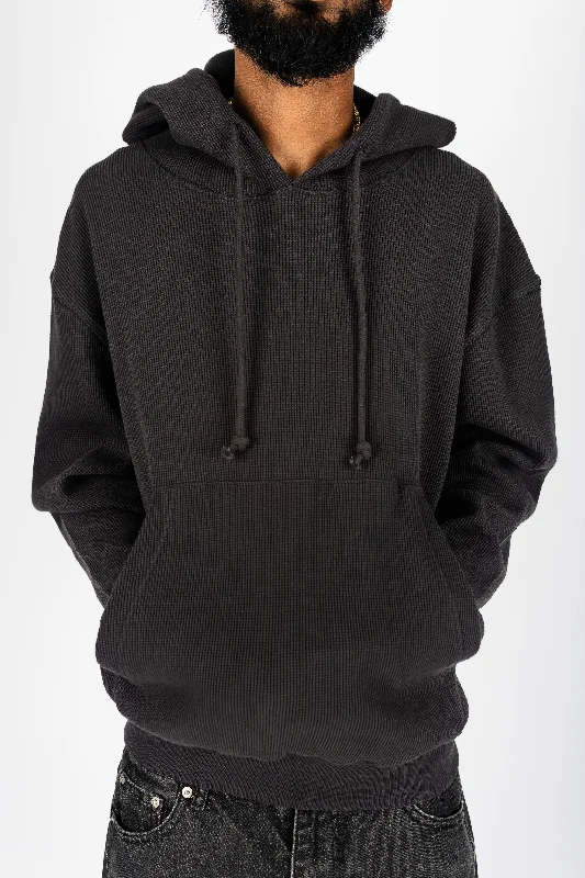 042 Clothing Waffle Knit Hoodie