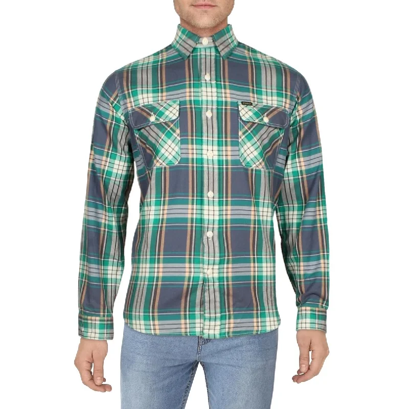 Polo Ralph Lauren Mens Plaid Utility Button-Down Shirt