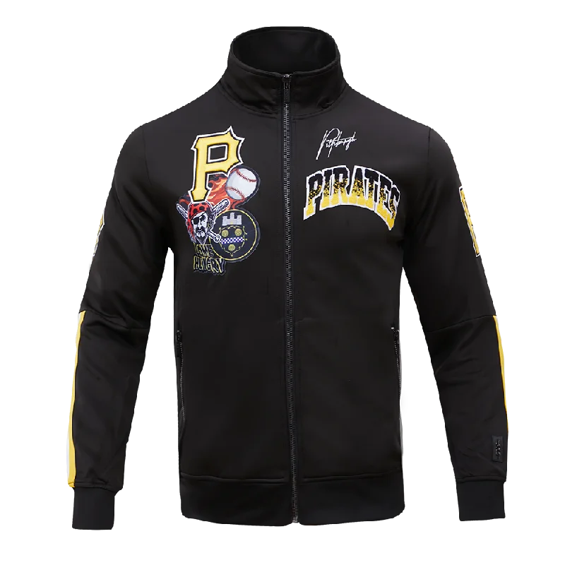 MLB PITTSBURGH PIRATES HOMETOWN MEN'S TRACK JACKET (BLACK)