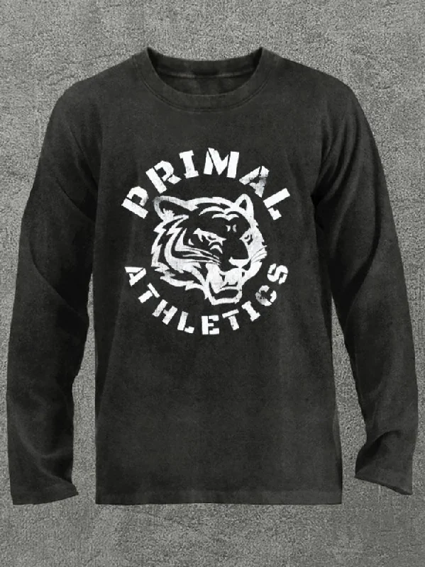 primal athletics Washed Gym Long Sleeve Shirt