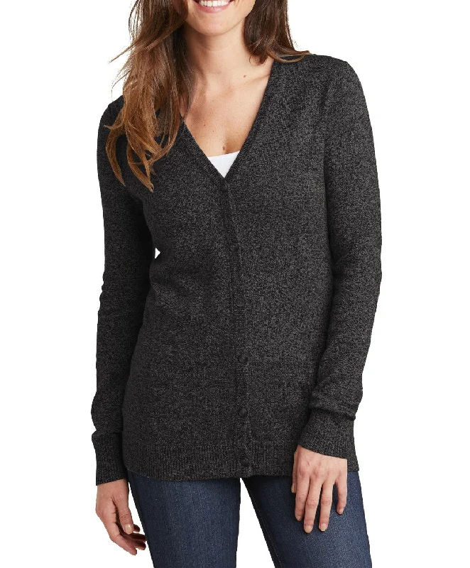 Women's Button Down Marled Cardigan Sweater