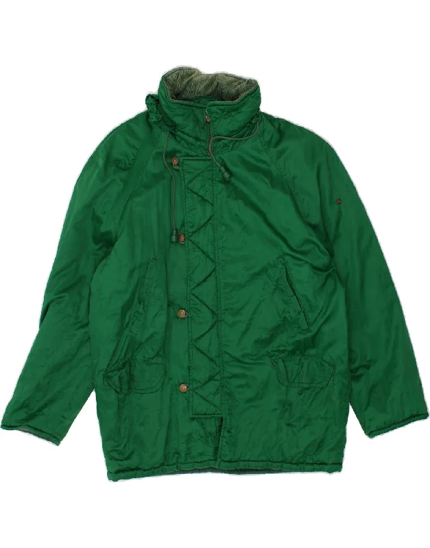 CARRERA Mens Hooded Windbreaker Jacket UK 36 Small Green