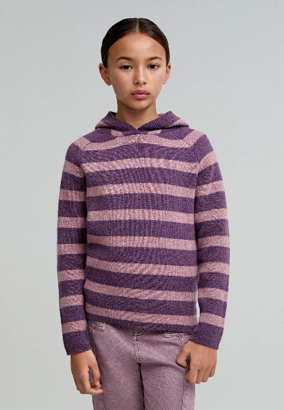 STRIPES HOODIE TRICOT GIRLS