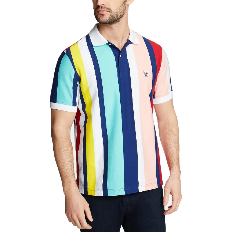 Nautica Mens Big & Tall Cotton Striped Casual Shirt