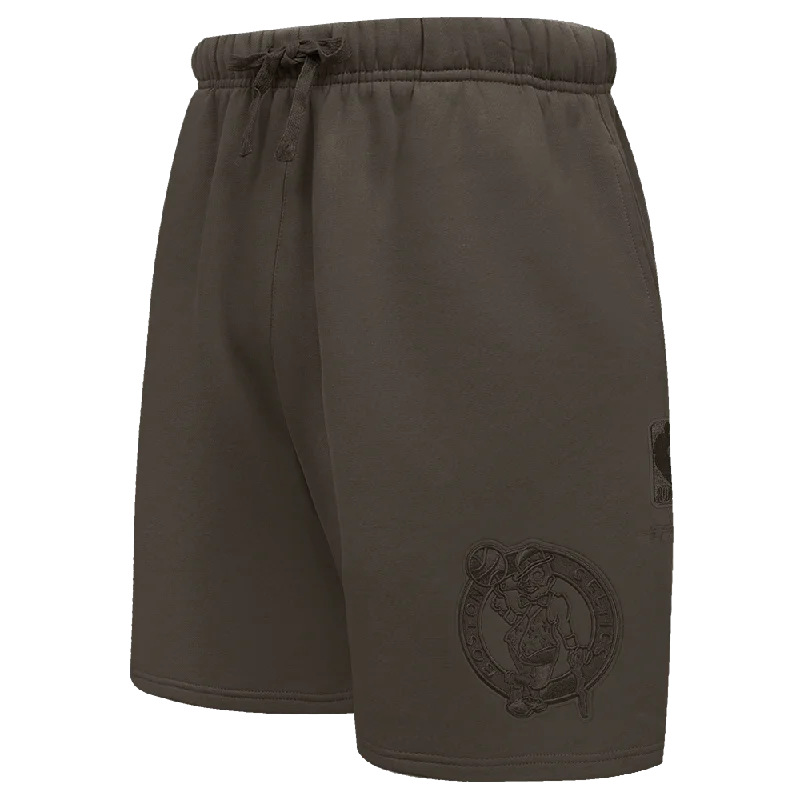 NBA BOSTON CELTICS NEUTRAL MEN'S SHORT (DARK TAUPE)