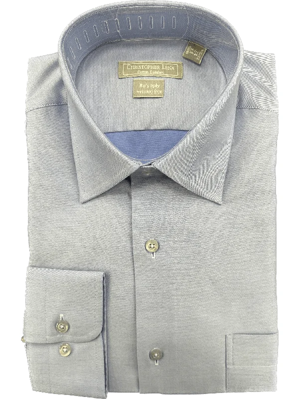 Christopher Lena Sky Blue Spread Collar Shirt