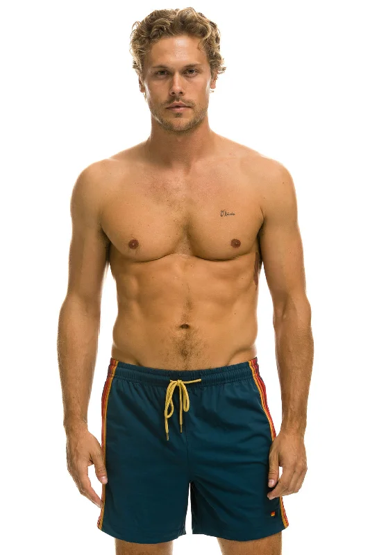 MEN'S 5 STRIPE FLEX SHORTS - DEEP OCEAN