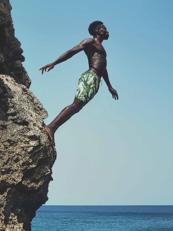 The Merino Swim Shorts - Seagrass Green