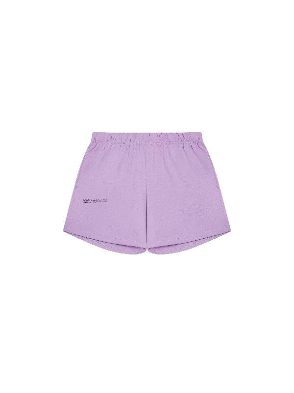 Organic Cotton Pajama Loose Shorts—orchid purple