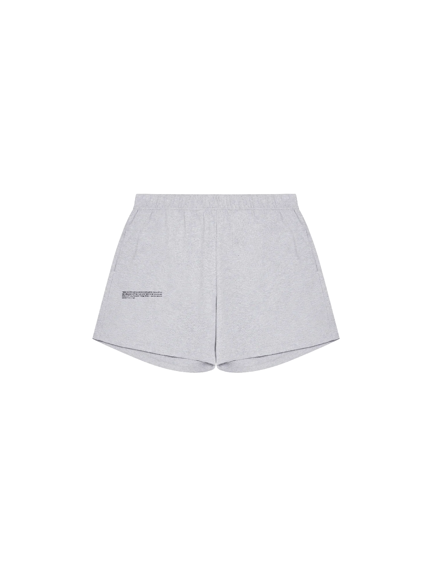 Organic Cotton Pajama Loose Shorts with C-FIBER™—grey marl