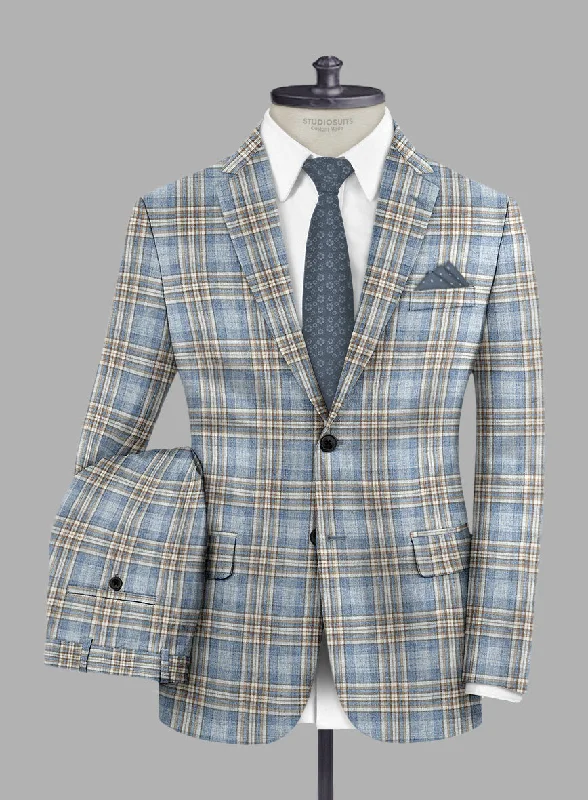 Loro Piana Reina Wool Silk Linen Suit