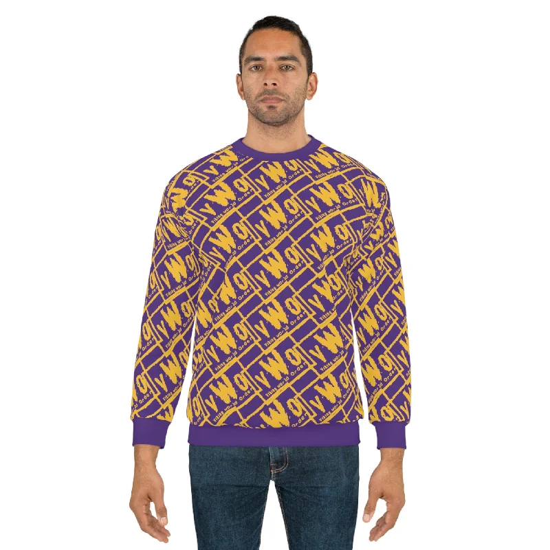 Unisex Crewneck - Purple/Gold - VWO (Framed)