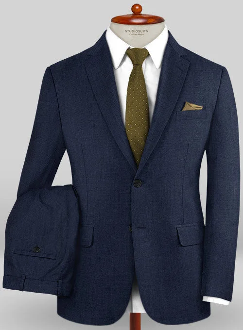 Caccioppoli Wool Blue Sorne Suit