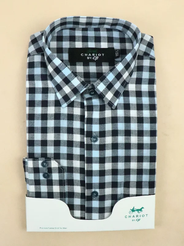 WB Checks Formal Dress Shirt For Men MFS130