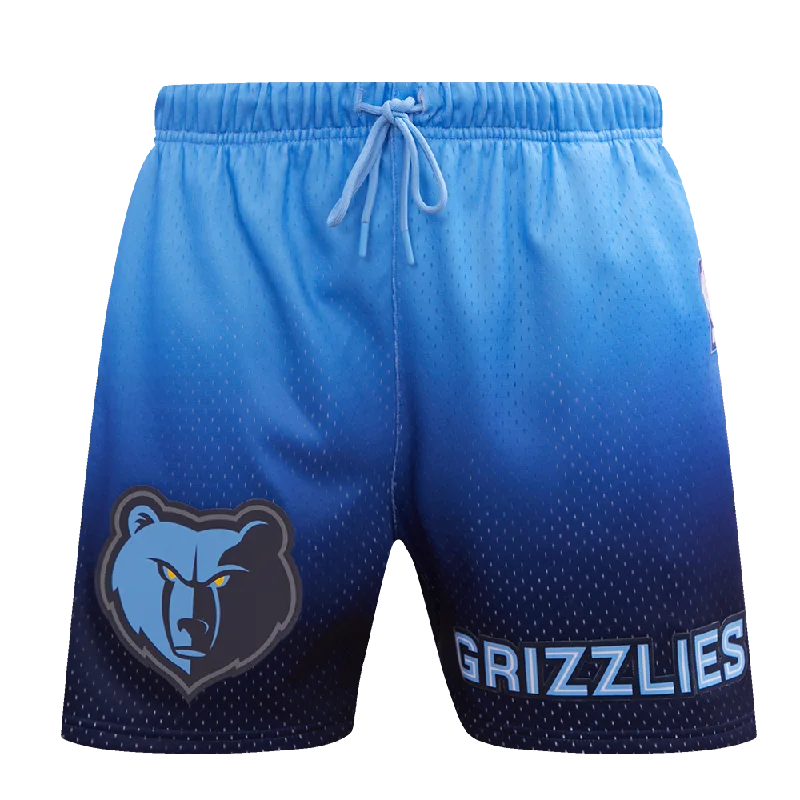 NBA MEMPHIS GRIZZLIES TEAM MEN'S MESH SHORT (MIDNIGHT NAVY/ UNIVERSITY BLUE)