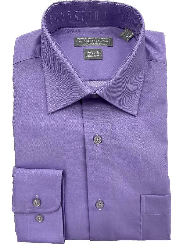 Christopher Lena Lavender Spread Collar Shirt