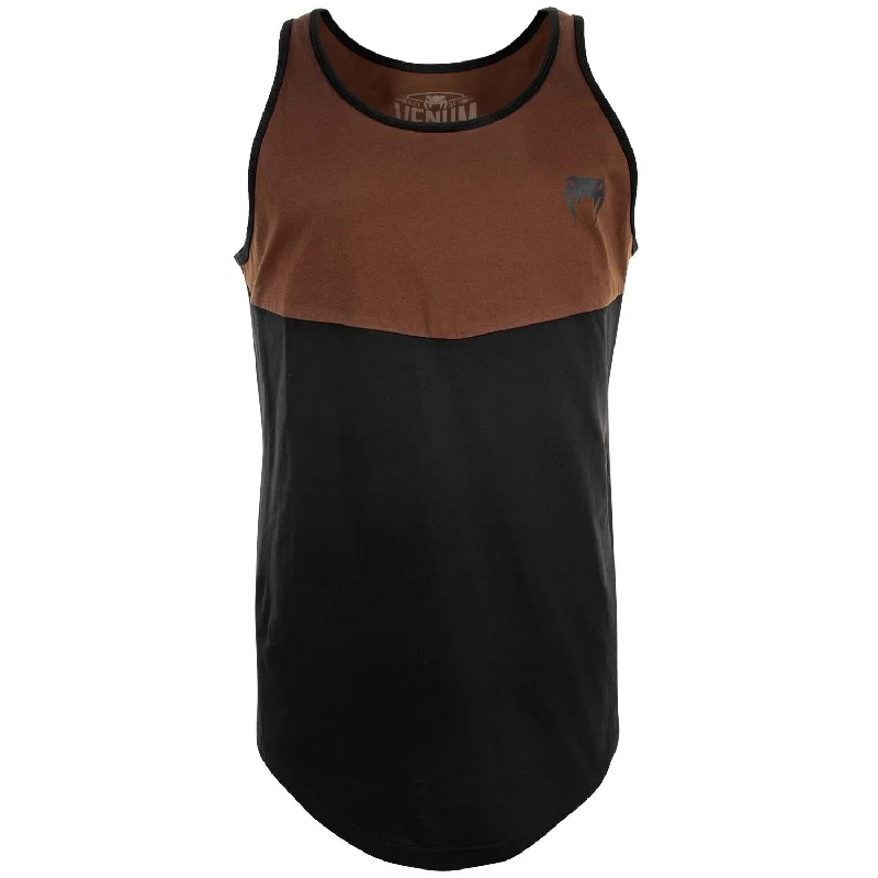 Venum Laser Classic Tank Top - Black/Brown - Exclusive