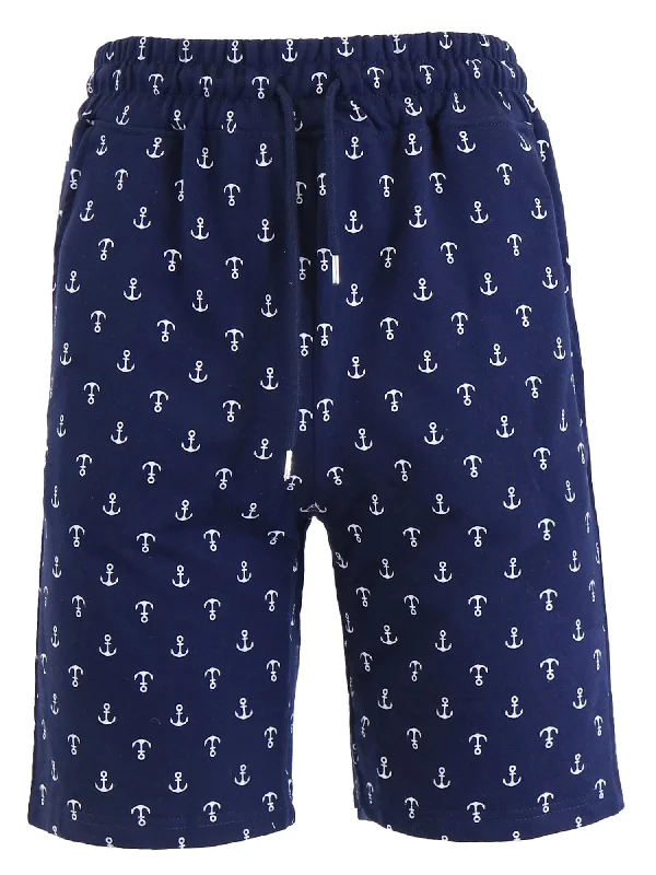 Men's French Terry Printed Shorts