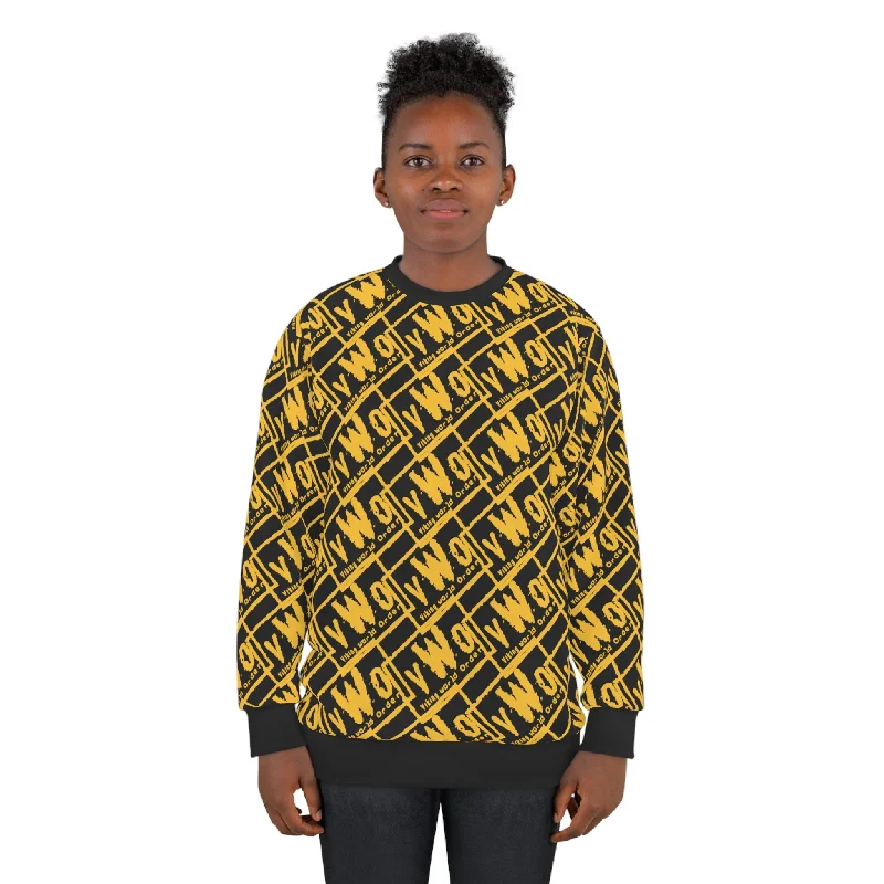 Unisex Crewneck - Black/Gold - VWO (Framed)