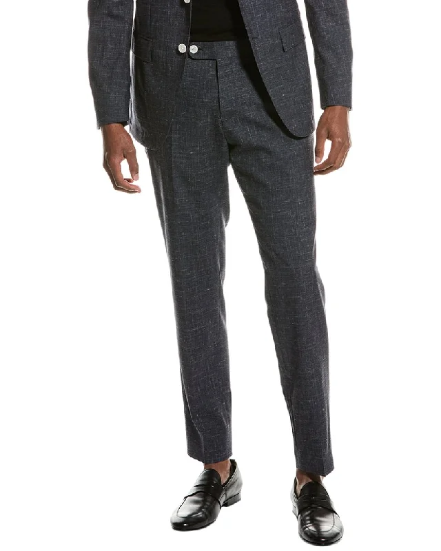 BOSS Hugo Boss Genius Slim Fit Wool, Silk, & Linen-Blend Pant