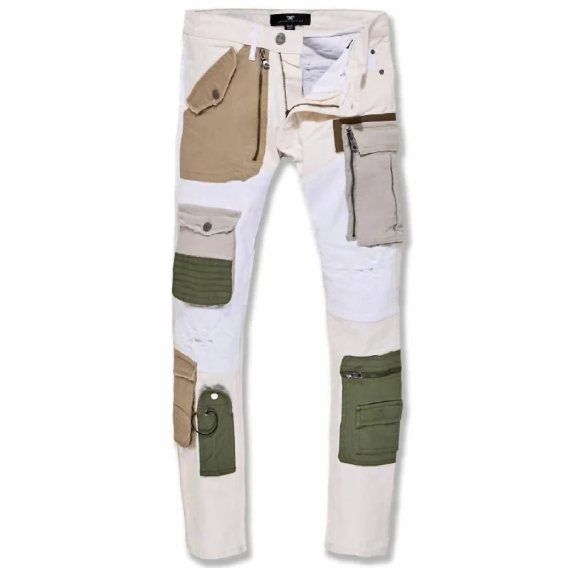 Men's Ross Amarillo Cargo Pants In Natural Multi