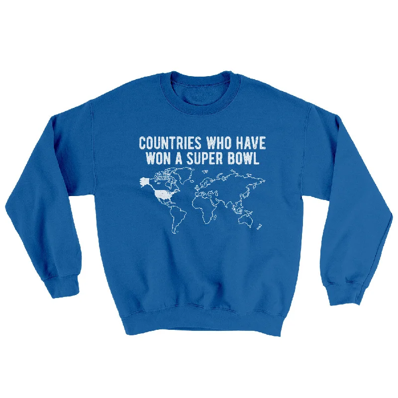 Countries Who Have Won A Super Bowl Ugly Sweater