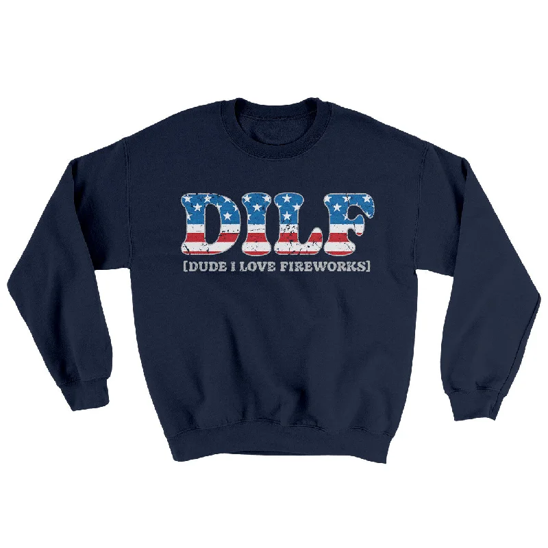 Dilf - Dude I Love Fireworks Ugly Sweater