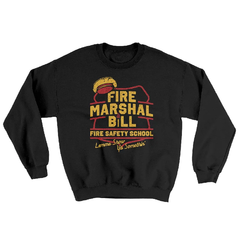 Fire Marshal Bill Fire Safety School Ugly Sweater