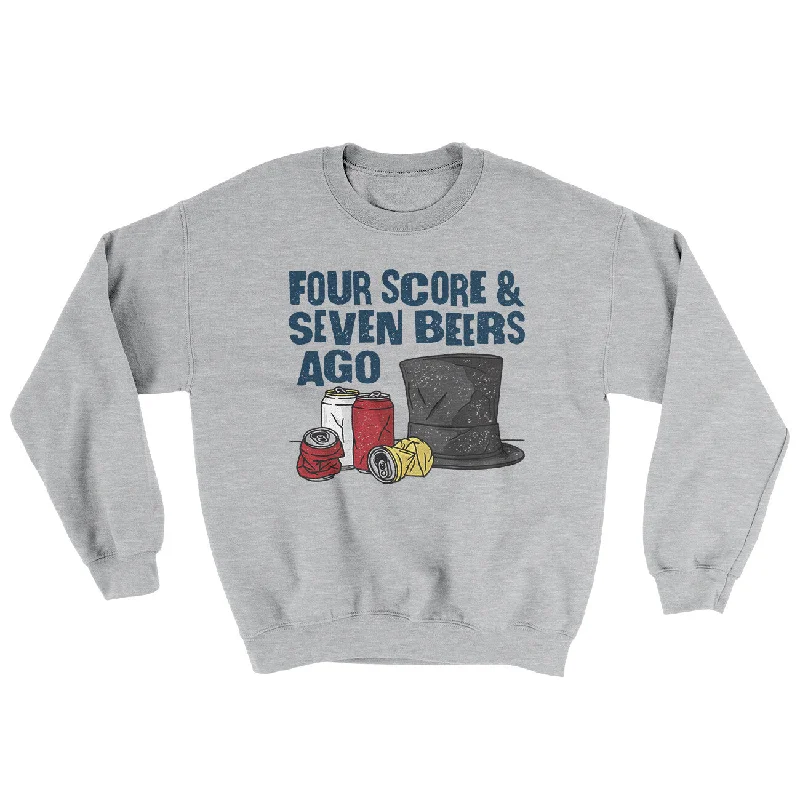 Four Score And Seven Beers Ago Ugly Sweater