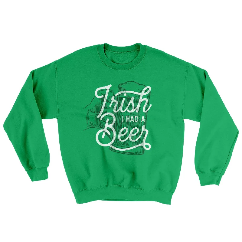 Irish I Had A Beer Ugly Sweater