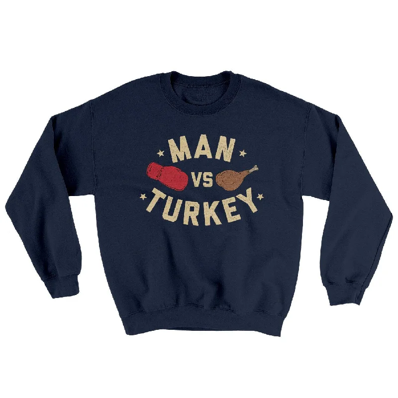 Man Vs Turkey Ugly Sweater