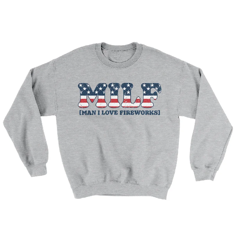 Milf - Man I Love Fireworks Ugly Sweater