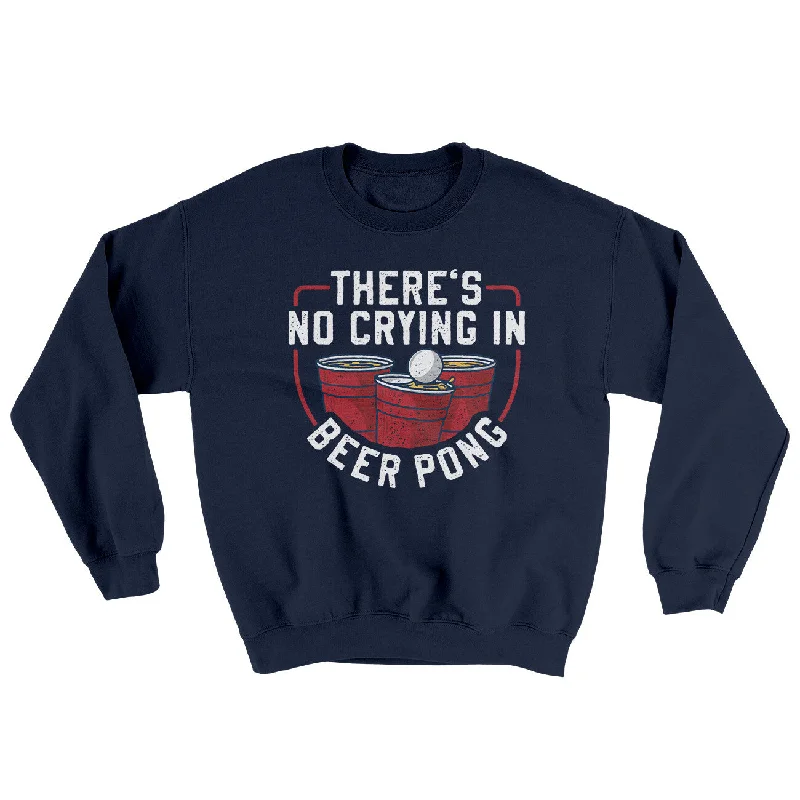 There’s No Crying In Beer Pong Ugly Sweater